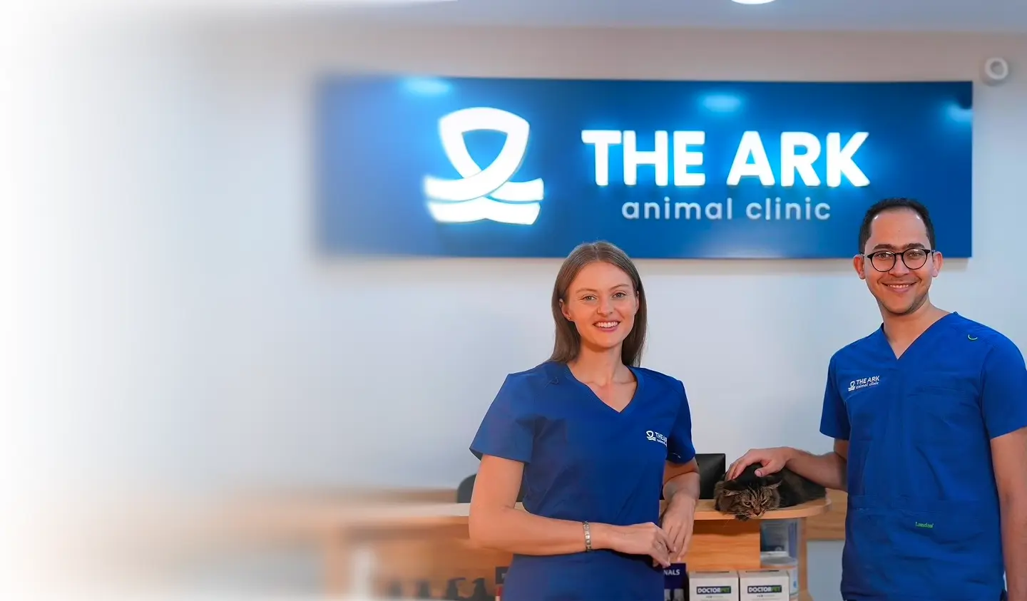 The Ark Animal Clinic team at the Arjan clinic